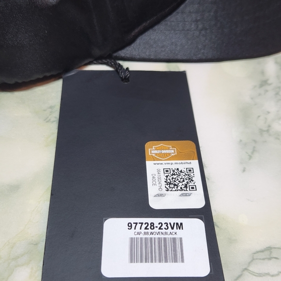 NWT Limited Edition Satin Harley-Davidson SnapBack Flat Brim Bill Hat - Picture 6 of 6